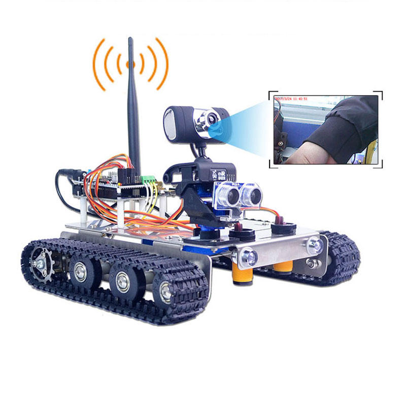 DIY GFS WiFi Wireless Video Control Smart Robot Tank Car Kit for Ardui –  MakerFocus