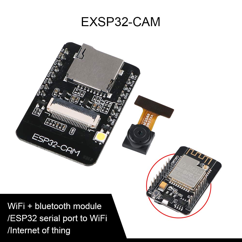 Camera Development Board ESP32-CAM Wifi Bluetooth Module ESP32 serial to  WiFi Camera Module 