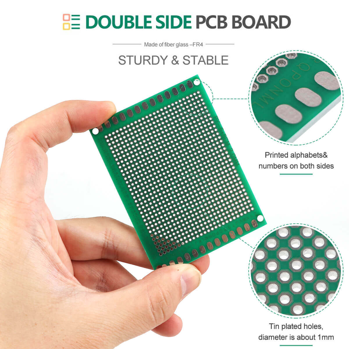 Buy Clad Coating PCB Universal PCB Prototype Board for DIY Soldering