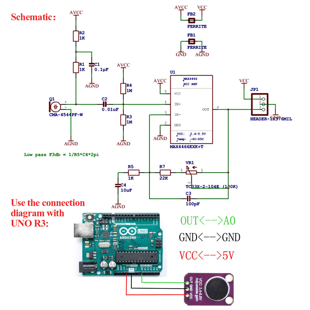 Arduino shops mic and speaker