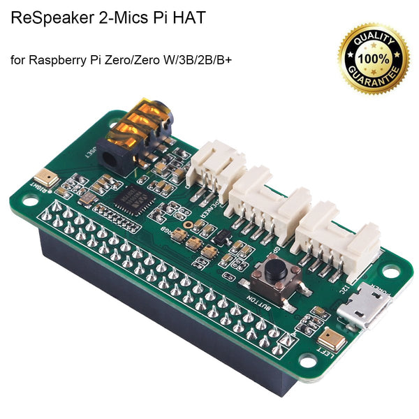 Raspberry Pi 3B Respeaker Intelligent Voice Module Dual Microphone Exp –  MakerFocus